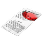 Cosmopolitan Cocktail Drink Receptenmagneet Magneet (Linkerzijde)