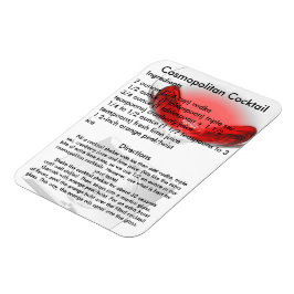 Cosmopolitan Cocktail Drink Receptenmagneet Magneet