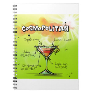 Cosmopolitan Cocktail Notitieboek
