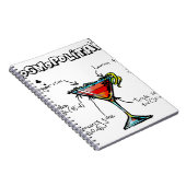 Cosmopolitan Cocktail Recipe Notitieboek (Rechterzijde)