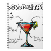 Cosmopolitan Cocktail Recipe Notitieboek (Voorkant)