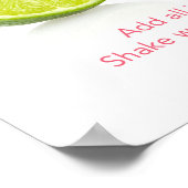 Cosmopolitan  Cocktail Recipe Poster (Hoek)