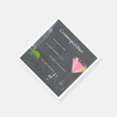 Cosmopolitan Cocktail Recipe Servet (Hoek)