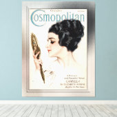 Cosmopolitan FC oktober 1917, ingediend door Harri Canvas Afdruk (Insitu (Houten vloer))