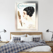 Cosmopolitan FC oktober 1917, ingediend door Harri Canvas Afdruk (Insitu (Slaapkamer))