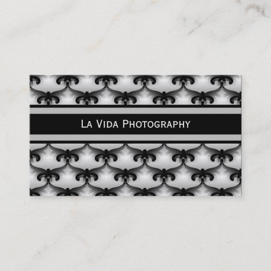 Cosmopolitan Glam Visitekaartje, zilver Visitekaartje (Voorkant)