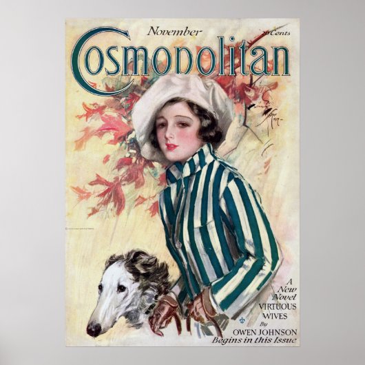  Cosmopolitan magazine cover Poster (Voorkant)
