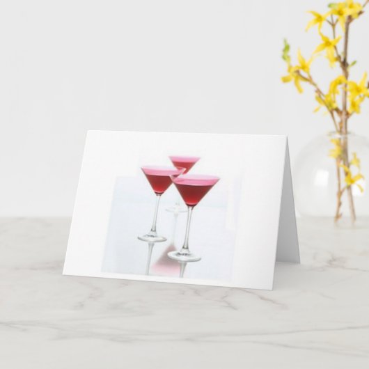 COSMOPOLITAN MARTINI KAART (Gele Bloem)