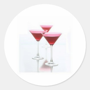 COSMOPOLITAN MARTINI RONDE STICKER