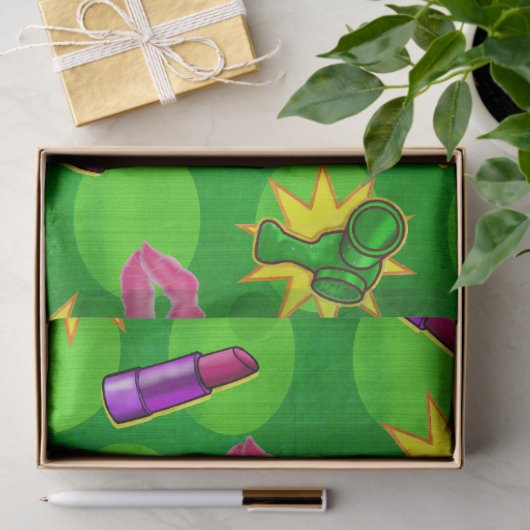 Cosmopolitan Pop Art GIFT TISSUE 3 Tissuepapier (Geschenk)