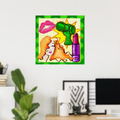 Cosmopolitan Pop Art PRINTS POSTERS DECOR (Thuiskantoor)
