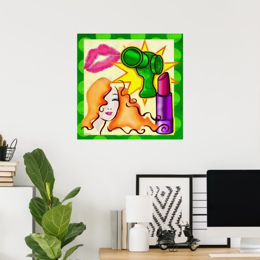 Cosmopolitan Pop Art PRINTS POSTERS DECOR (Thuiskantoor)