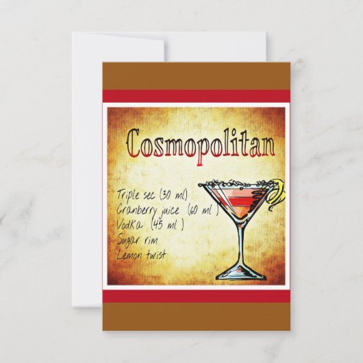 COSMOPOLITAN RECIPE ALCOHOLIC (Voorkant)