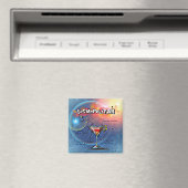 Cosmopolitan Recipe Bar Blue Magneet (Insitu (Vaatwasser))