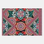 Cosmopolitan  Retro Patroon Inpakpapier Vel (Voorkant)