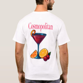 Cosmopolitan T-Shirt – Chic Pink Martini Cocktail