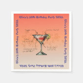 Cosmopolitan Verjaardagsfeest Servet (Voorkant)