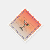 Cosmopolitan Verjaardagsfeest Servet (Hoek)