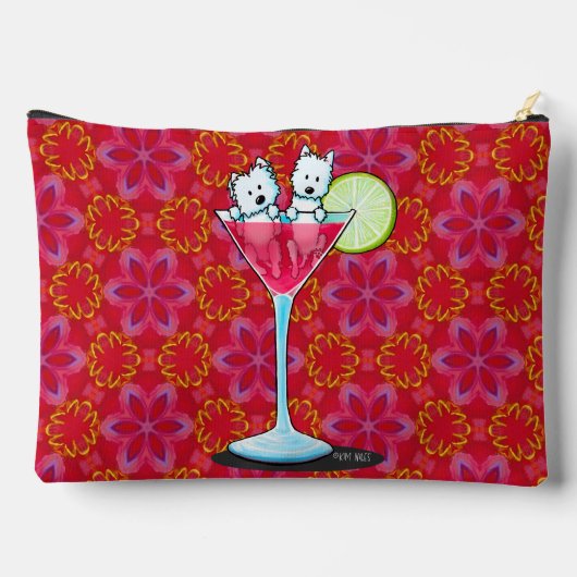 Cosmopolitische Westies Accessoiretas Etui (Achterkant)