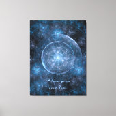 Cosmos Achtergrond 001 Canvas Afdruk (Voorkant)