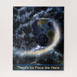 Cosmos Astronomy Celestial Planet Earth Typografie Legpuzzel