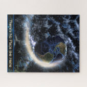 Cosmos Astronomy Celestial Planet Earth Typografie Legpuzzel (Horizontaal)