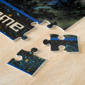 Cosmos Astronomy Celestial Planet Earth Typografie Legpuzzel (Zijkant)