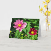 Cosmos Blank Note Card Kaart (Gele Bloem)