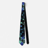 Cosmos Blue Green Bubbles Business Dress Attire Stropdas (Voorkant)