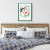 Cosmos Canvas Afdruk (Insitu (Slaapkamer))