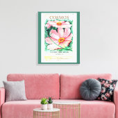 Cosmos Canvas Afdruk (Insitu (Woonkamer))