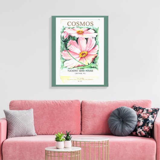 Cosmos Canvas Afdruk (Insitu (Woonkamer))
