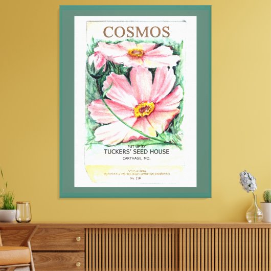 Cosmos Canvas Afdruk (Insitu (Woonkamer))