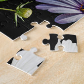 Cosmos Daisy Bloemen Naadloze Collage Legpuzzel (Zijkant)