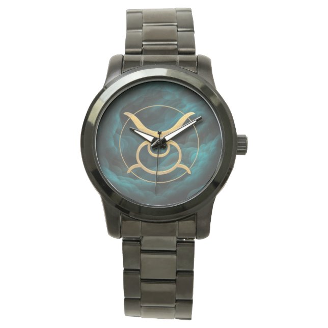 Cosmos Dierenriem Symbool Horloge (Voorkant)