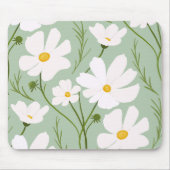 Cosmos floral mousepad muismat (Voorkant)