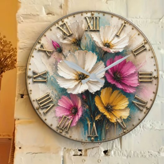 Cosmos Flower Elegant Botanical Floral Decor Grote Klok