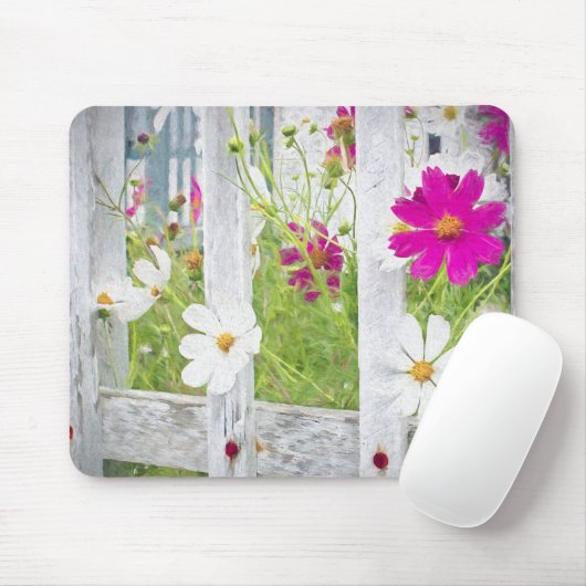 Cosmos Flower Garden Muismat (Met muis)