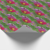 Cosmos Flower Natuur Pattern Cadeaupapier (Hoek)