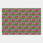 Cosmos Flower Natuur Pattern Inpakpapier Vel (Voorkant)