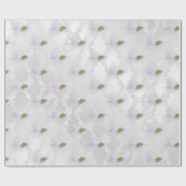 Cosmos flower op White Wedding Elegance Cadeaupapier (Vlak)