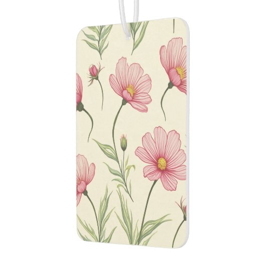 Cosmos Flower Portrait Rectangle Luchtverfrisser (Links)