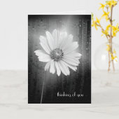 Cosmos Flower Thinking of you Kaart (Gele Bloem)