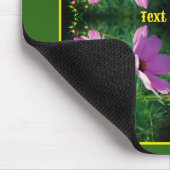 Cosmos Flower Trio Abstract gepersonaliseerd Muismat (Hoek)