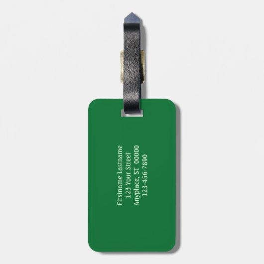 Cosmos Flower Trio Personalized Bagagelabel (Achterkant verticaal)