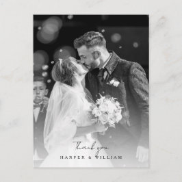 Cosmos Flowers Dank u Foto Bruiloft Briefkaart