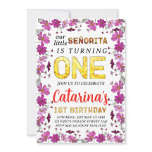 Cosmos Flowers Fiesta geïnspireerd op 1e verjaarda