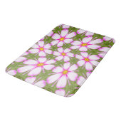 Cosmos Flowers Pattern Badmat (Gekanteld)