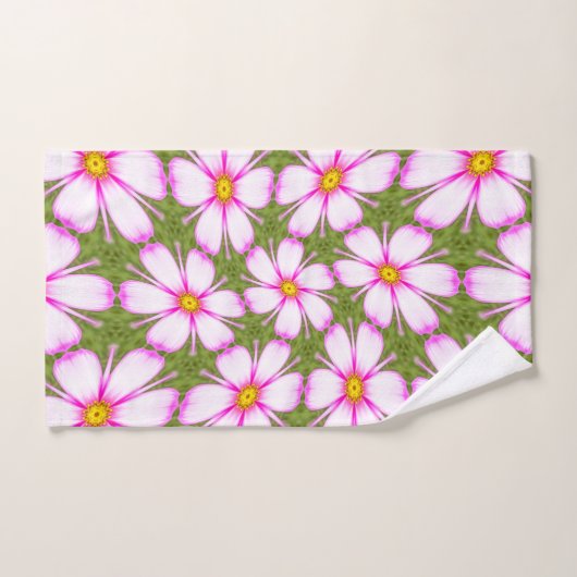 Cosmos Flowers Pattern Handdoek (Handdoek)