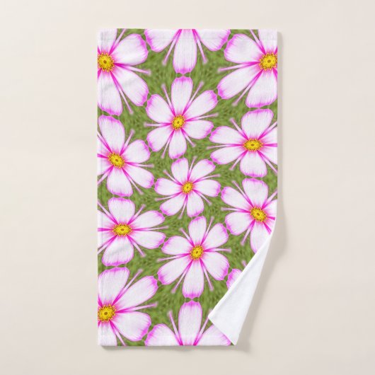 Cosmos Flowers Pattern Handdoek (Handdoek)